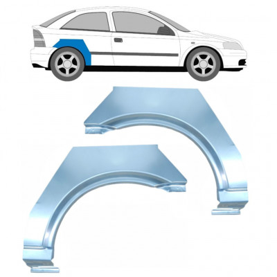 Panel de reparación guardabarros trasero para Opel Astra 1998-2009 / Izquierda+Derecha / Conjunto 10518