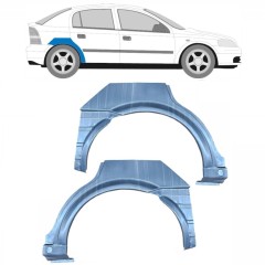 Panel de reparación guardabarros trasero para Opel Astra G 1998-2009 / Izquierda+Derecha / Conjunto 9167