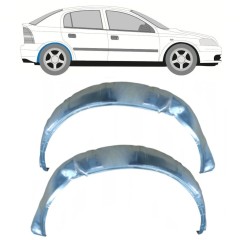 Panel de reparación guardabarros trasero interno para Opel Astra G 1998-2009 / Izquierda+Derecha / Conjunto 10633