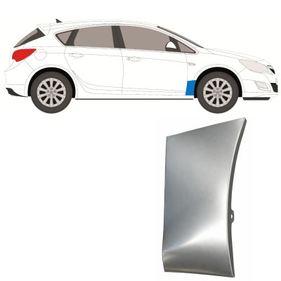 Panel de reparación guardabarros delantero para Opel Astra J 2009-2015 / Derecho 17165