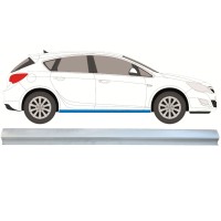 Panel de reparación del umbral para Opel Astra J 2009-2015 / Izquierda = Derecha (simétrico) 15220