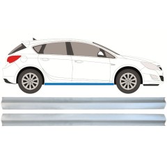 Panel de reparación del umbral para Opel Astra J 2009-2015 / Izquierda = Derecha (simétrico) / Conjunto 15221
