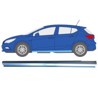 Panel de reparación umbral parte inferior para Opel Vauxhall Astra K 2015-2022 / Izquierda 16625