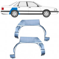 Panel de reparación guardabarros trasero para Audi 100 C3 1982-1991 / Izquierda+Derecha / Conjunto 9993