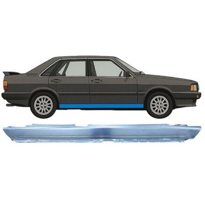 Umbral completo para Audi 80 B2 1978-1986 / Derecho 9114