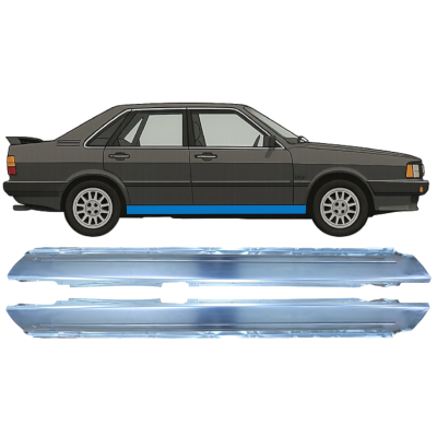 Umbral completo para Audi 80 B2 1978-1986 / Izquierda+Derecha / Conjunto 9116