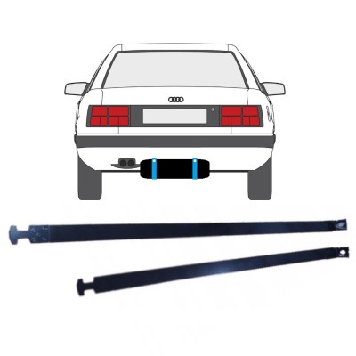 Banda de sujeción, depósito de combustible para Audi 100 C3 1982-1990 14955