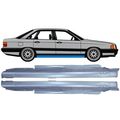 Umbral completo para Audi 100 C3 1982-1990 / Izquierda+Derecha / Conjunto 6418