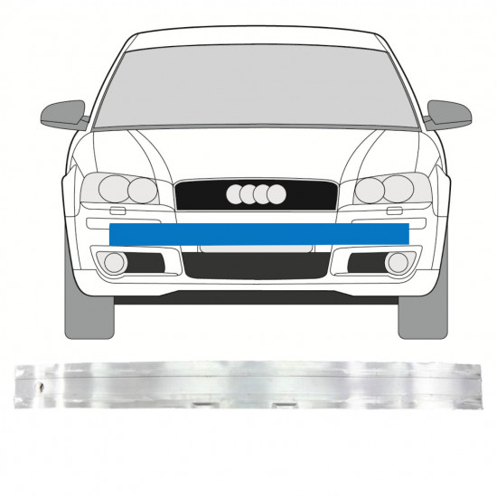 AUDI A3 03-12 REFUERZO PARAGOLPES PARA COCHE