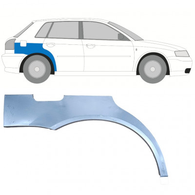 Panel de reparación guardabarros trasero para Audi A3 8L 1996-2003 / Derecho 11793