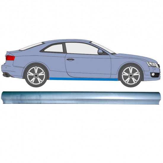 Panel de reparación del umbral para Audi A5 S5 B8 2007-2016 / Izquierda = Derecha (simétrico) 12892