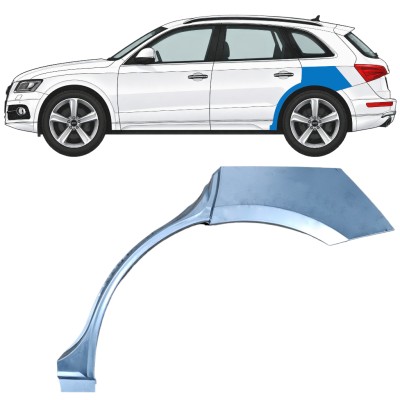 Panel de reparación guardabarros trasero para Audi Q5 2009-2017 / Izquierda 11401