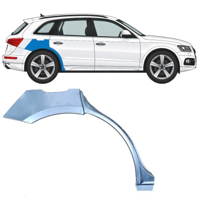 Panel de reparación guardabarros trasero para Audi Q5 2009-2017 / Derecho 11400