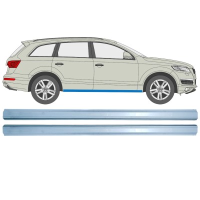 Panel de reparación del umbral para Audi Q7 2005-2015 / Izquierda+Derecha / Conjunto 14989