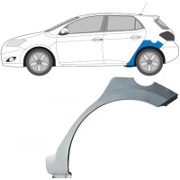 Panel de reparación guardabarros trasero para Toyota Auris 2007-2012 / Izquierda 16854