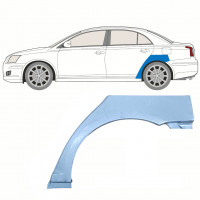 Panel de reparación guardabarros trasero para Toyota Avensis 2003-2008 / Izquierda 8375