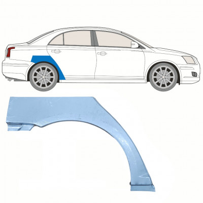 TOYOTA AVENSIS 2003-2008 PANEL DE REPARACIÓN DEL ALERÓN TRASERO / DERECHA