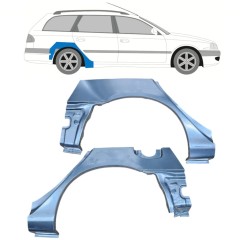 Panel de reparación guardabarros trasero para Toyota Avensis T22 1997-2003 / Izquierda+Derecha / COMBI / Conjunto 9813