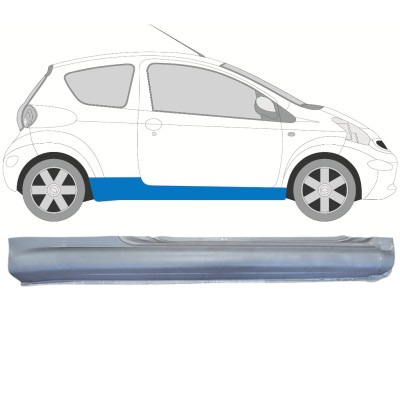 Umbral completo para Toyota Aygo 2005-2012 / Derecho 14558