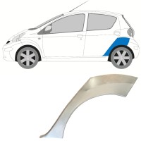 Panel de reparación guardabarros trasero para Toyota Aygo 2005-2012 / Izquierda 16059