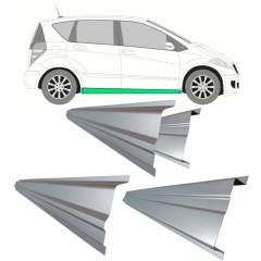 Panel de reparación del umbral interior y exterior para Mercedes A-Class W169 2004-2012 / Izquierda = Derecha (simétrico) / Conjunto 11156