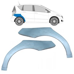 Panel de reparación guardabarros trasero para Mercedes A-Class W169 2004-2012 / Izquierda+Derecha / Conjunto 9265