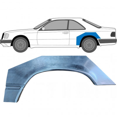 Panel de reparación guardabarros trasero para Mercedes W124 1984-1997 / Izquierda / COUPE 5391