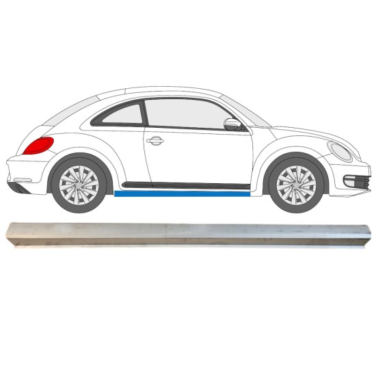 Panel de reparación umbral parte inferior para Volkswagen Beetle 2011-2019 / Derecho 15095 Panel de reparación umbral parte inferior para Volkswagen Beetle 2011-2019 / Derecho 15095