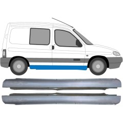 Umbral completo para Peugeot Partner 1996-2008 / Izquierda+Derecha / Conjunto 10643