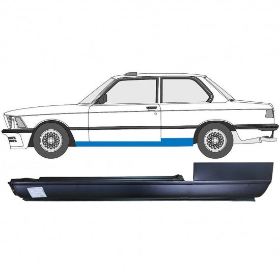 BMW 3 E21 1975-1984 2 PUERTAS COMPLETO PANEL DE REPARACIÓN DEL UMBRAL / IZQUIERDA
