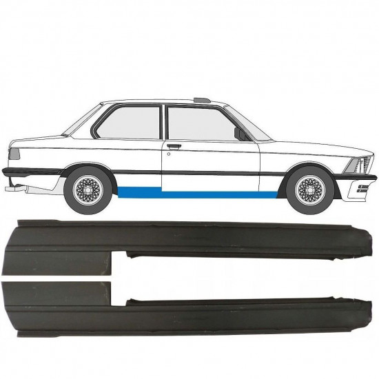 BMW 3 E21 1975-1984 2 PUERTAS COMPLETO PANEL DE REPARACIÓN DEL UMBRAL / PAR