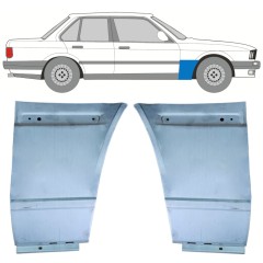 Panel de reparación guardabarros delantero para BMW 3 E30 1982-1994 / Izquierda+Derecha / COMBI / SEDAN / Conjunto 11483