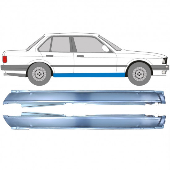 BMW 3 E30 1982-1993 4 PUERTAS COMPLETO PANEL DE REPARACIÓN DEL UMBRAL / PAR