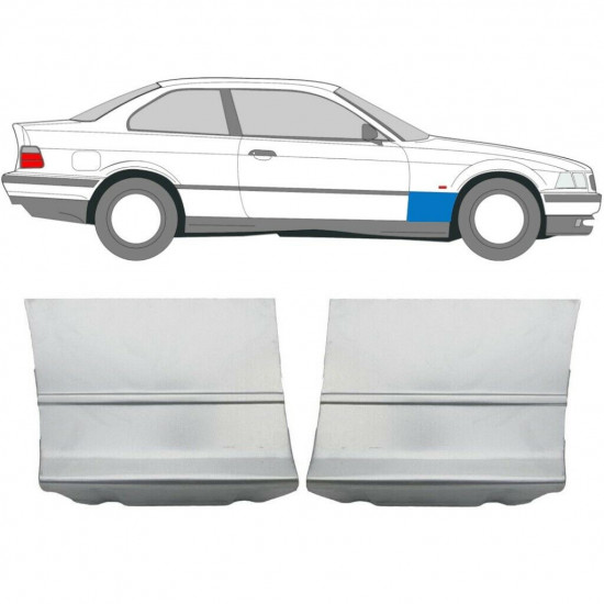 BMW E36 3 COUPE 1990-2000 PANEL DE REPARACIÓN DEL ALERÓN DELANTERO / PAR