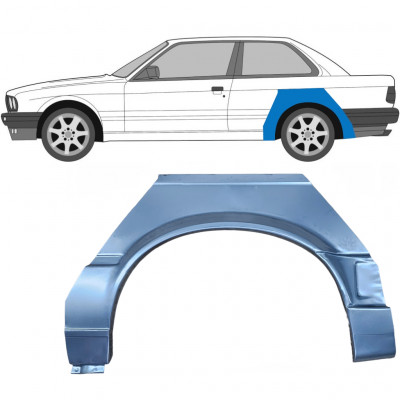 Panel de reparación guardabarros trasero para BMW 3 E30 1987-1994 / Derecho 6385