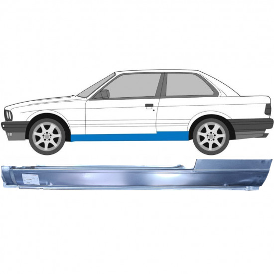 BMW 3 E30 1982-1994 2 PUERTAS COMPLETO PANEL DE REPARACIÓN DEL UMBRAL / IZQUIERDA