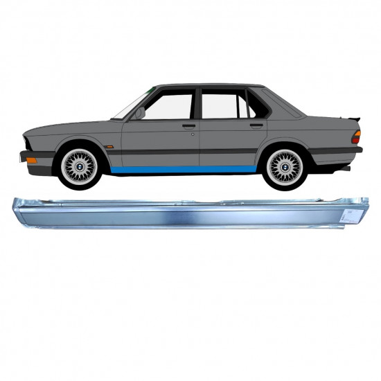 BMW 5 E28 1981-1987 PANEL DE REPARACIÓN DEL UMBRAL / IZQUIERDA