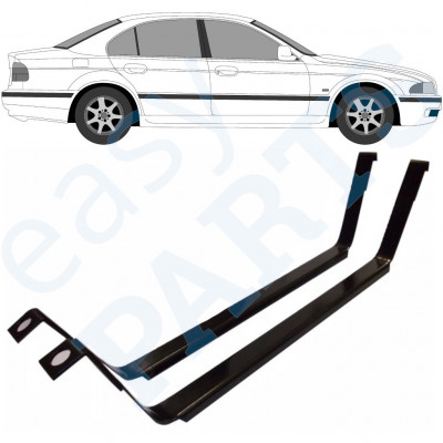 BMW 5 E39 1996-2004 ABRAZADERAS DEL DEPÓSITO DE COMBUSTIBLE