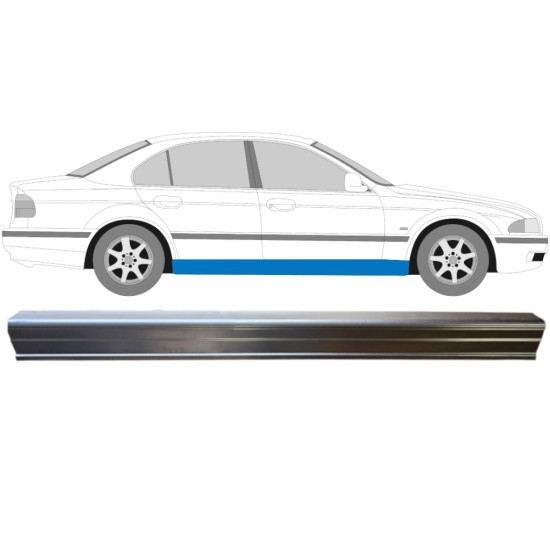 Panel de reparación umbral parte inferior para BMW 5 E39 1996-2004 / Izquierda = Derecha (simétrico) 14965 Panel de reparación umbral parte inferior para BMW 5 E39 1996-2004 / Izquierda = Derecha (simétrico) 14965