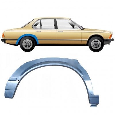 Panel de reparación guardabarros trasero para BMW 7 E23 1976-1986 / Derecho 7627