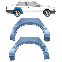 Panel de reparación guardabarros trasero para BMW 3 E30 1982-1994 / Izquierda+Derecha / Conjunto 6383