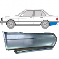 Panel de reparación guardabarros trasero para BMW 3 E30 1982-1987 / Izquierda 6387