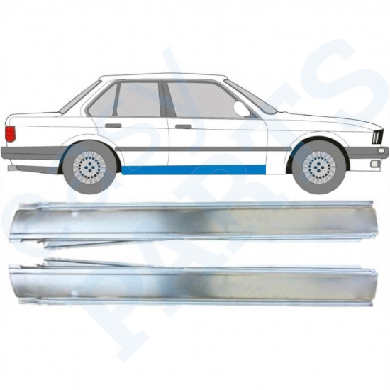 BMW 3 E30 1982-1994 4 PUERTAS COMPLETO PANEL DE REPARACIÓN DEL UMBRAL / KIT