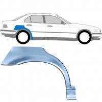 Panel de reparación guardabarros trasero para BMW 3 E36 1990-2000  / Derecho / SEDAN 6394