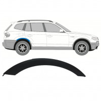 Moldura lateral guardabarros trasero para BMW X3 2003-2010 / Derecho 7646