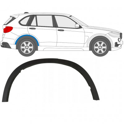 BMW X5 2013-2019 EMBELLECEDOR DEL PASO DE RUEDA TRASERO / DERECHA