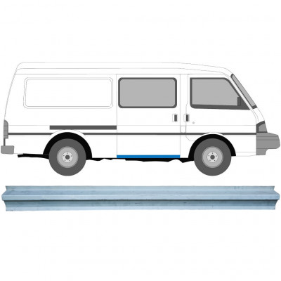 Panel de reparación del umbral de la puerta corredera para Mazda Bongo E-series 1984-1998 / Izquierda 5981