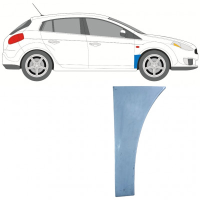 Panel de reparación guardabarros delantero para Fiat Bravo II 2007-2014 / Derecho 11543