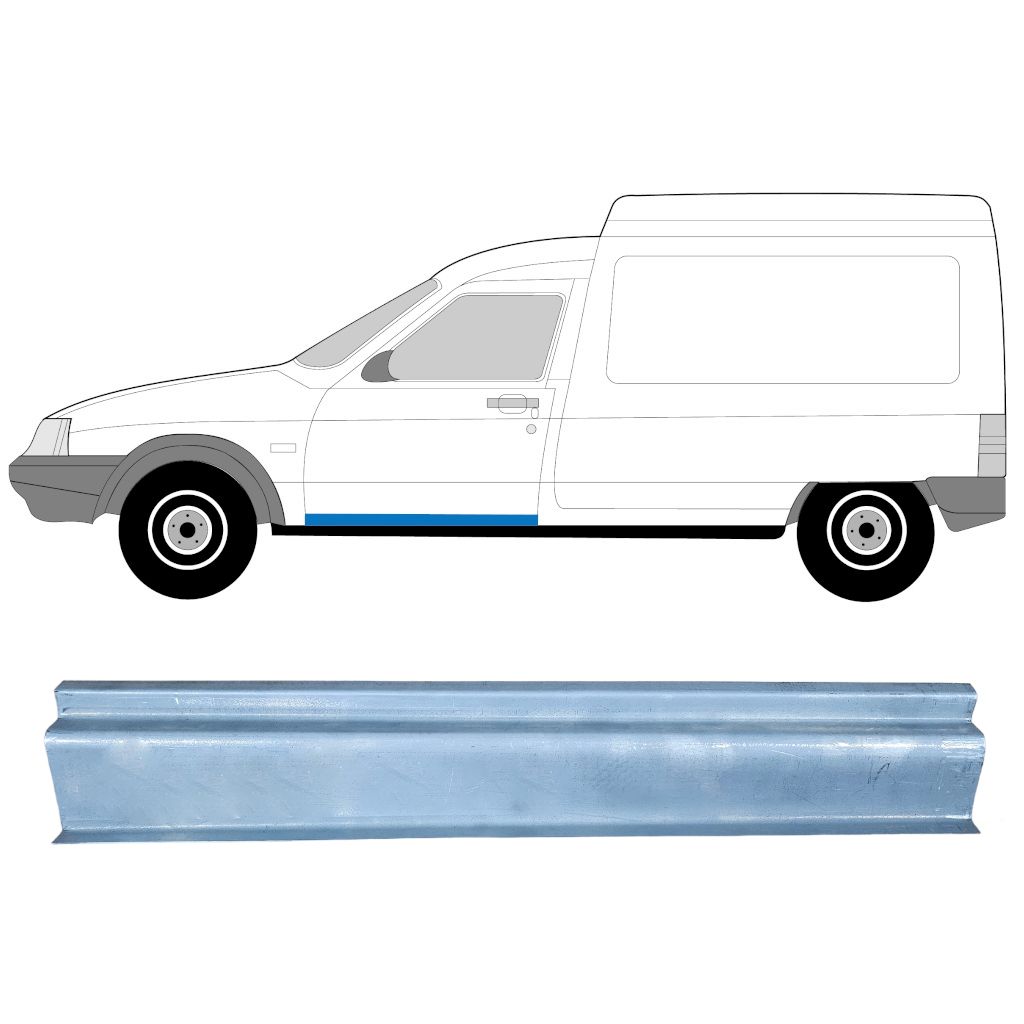 Panel De Reparación Del Umbral Para Citroen C15 1984-2005 / Izquierda 11563