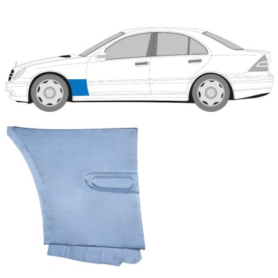 Panel de reparación guardabarros delantero para Mercedes C-Class W203 2000-2007 / Izquierda 16030